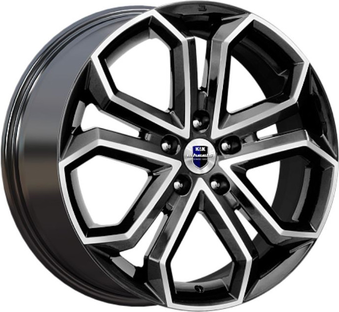 Литой диск K&K Пандора 19x8.5" 5x110мм DIA 65.1мм ET 35мм Алмаз черный