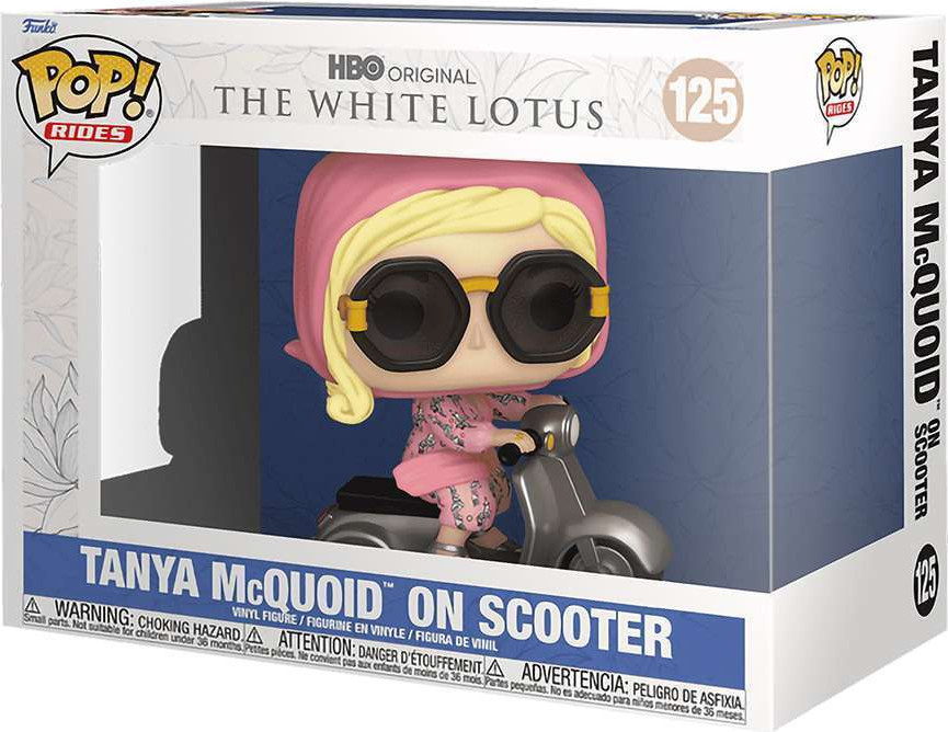 Фигурка коллекционная Funko POP! Rides. White Lotus. Tanya McQuoid On Scooter / Fun81205 — фото 2
