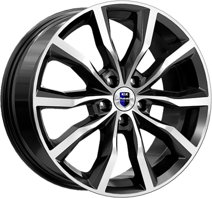 Литой диск K&K Портер 18x7.5" 5x110мм DIA 65.1мм ET 35мм Алмаз черный