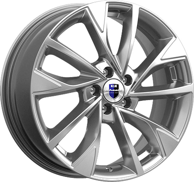 Литой диск K&K Роквуд 17x7" 5x114.3мм DIA 56.1мм ET 48мм Дарк платинум
