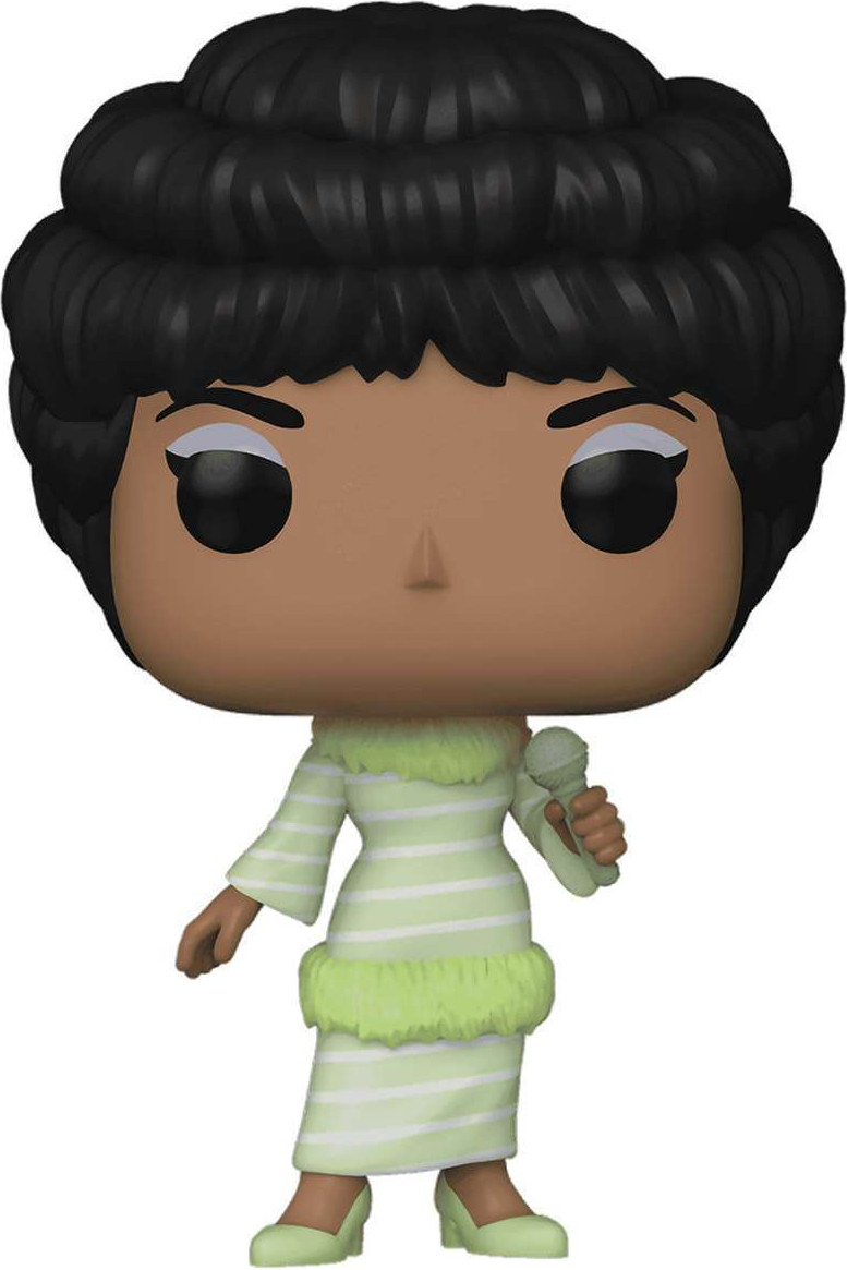 Фигурка коллекционная Funko POP! Rocks. Aretha Franklin Green Dress / Fun67452