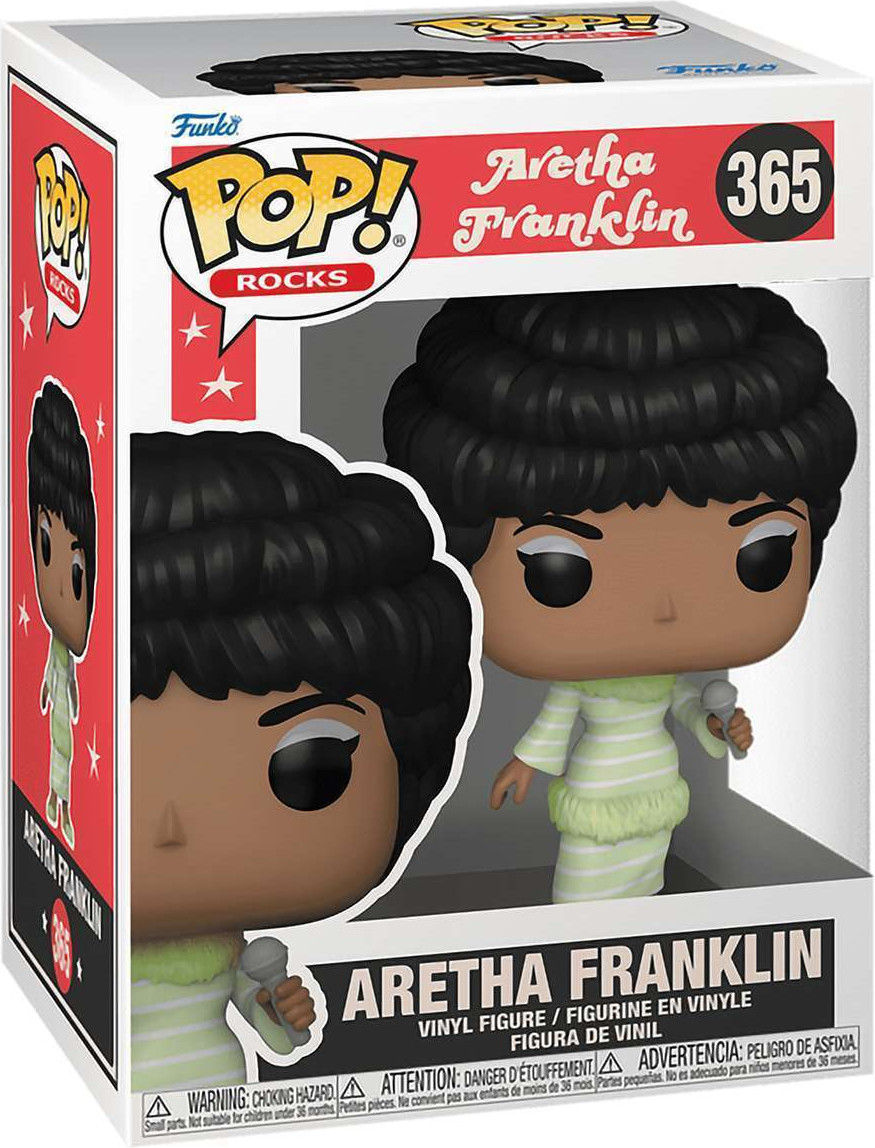 Фигурка коллекционная Funko POP! Rocks. Aretha Franklin Green Dress / Fun67452 — фото 2