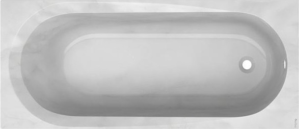 Ванна акриловая Alba Spa Baline 170x70 (мрамор)
