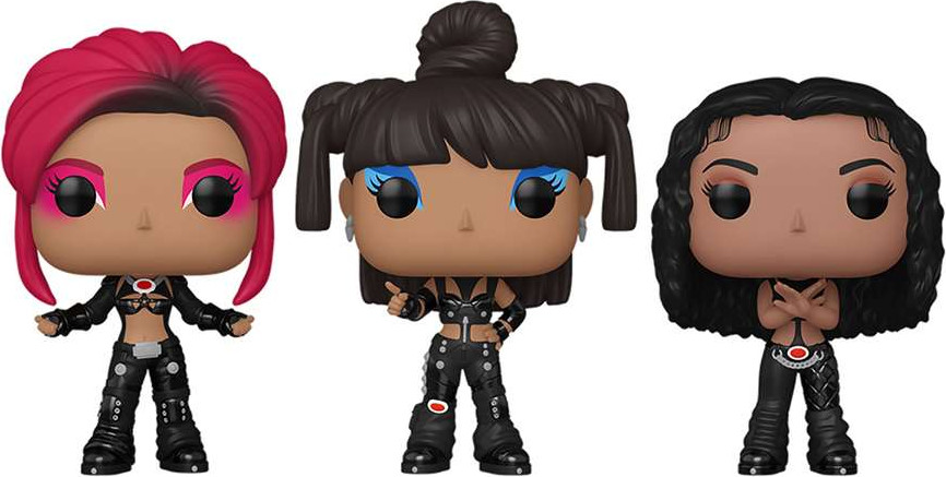 Набор фигурок коллекционных Funko POP! Rocks. TLC Scrubs. T-Boz/Left Eye/Chilly / Fun79709 (3шт)