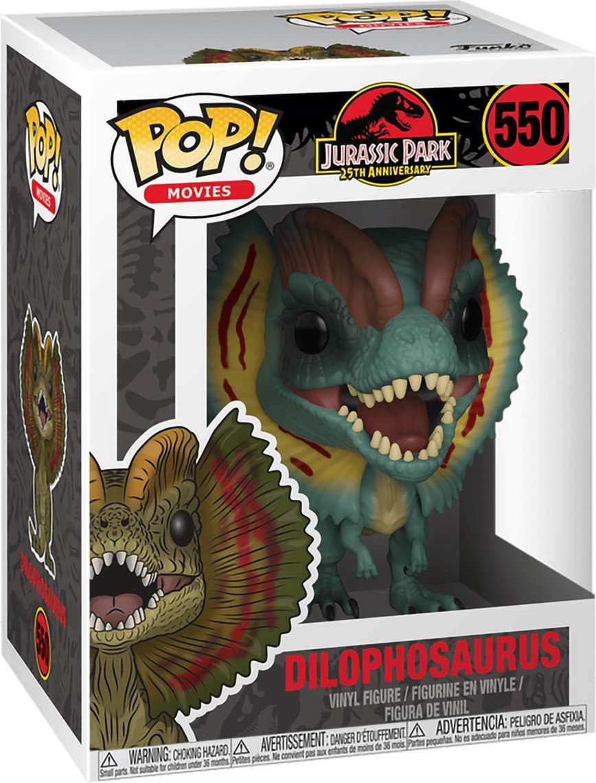 Фигурка коллекционная Funko POP! Movies. Jurassic Park Dilophosaurus w/Chase 26736 / Fun1221 — фото 2