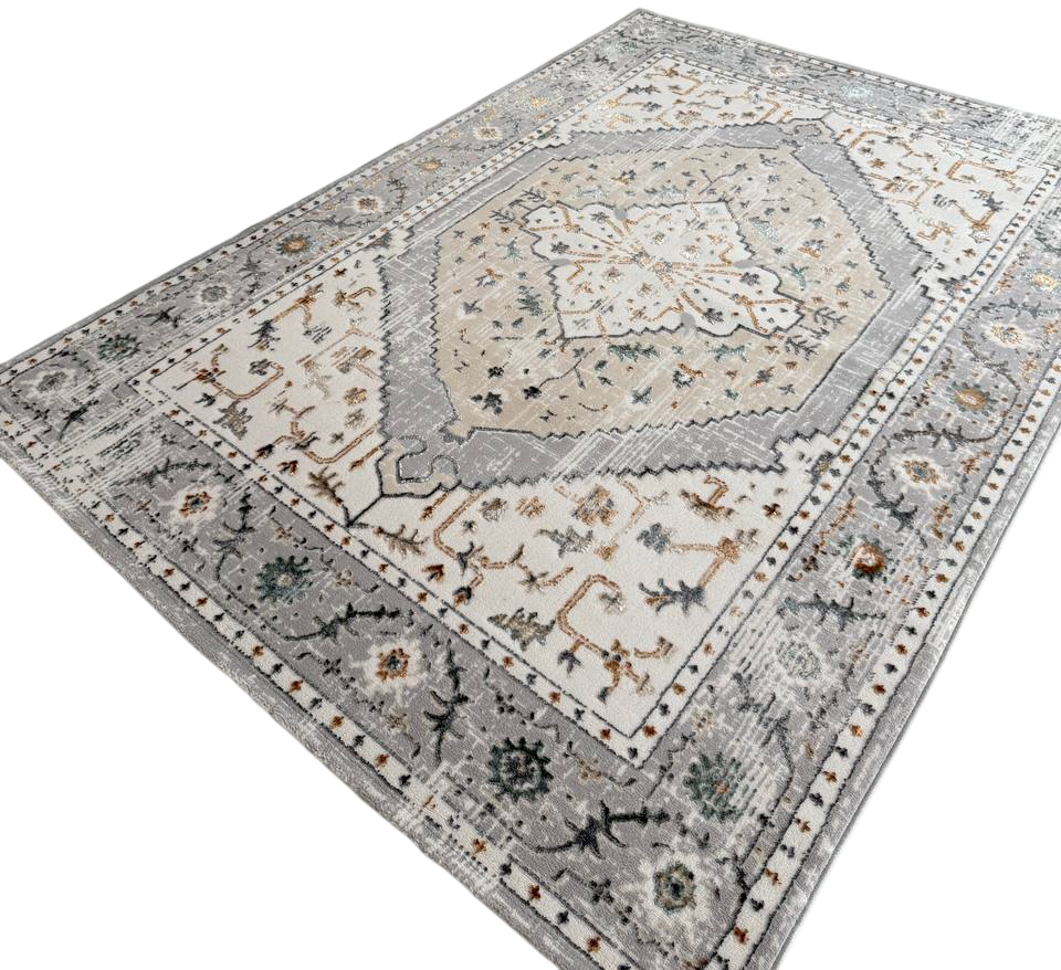 Ковер LAXMI Athena 8059 прямоугольник (3x4, Grey/Gold)