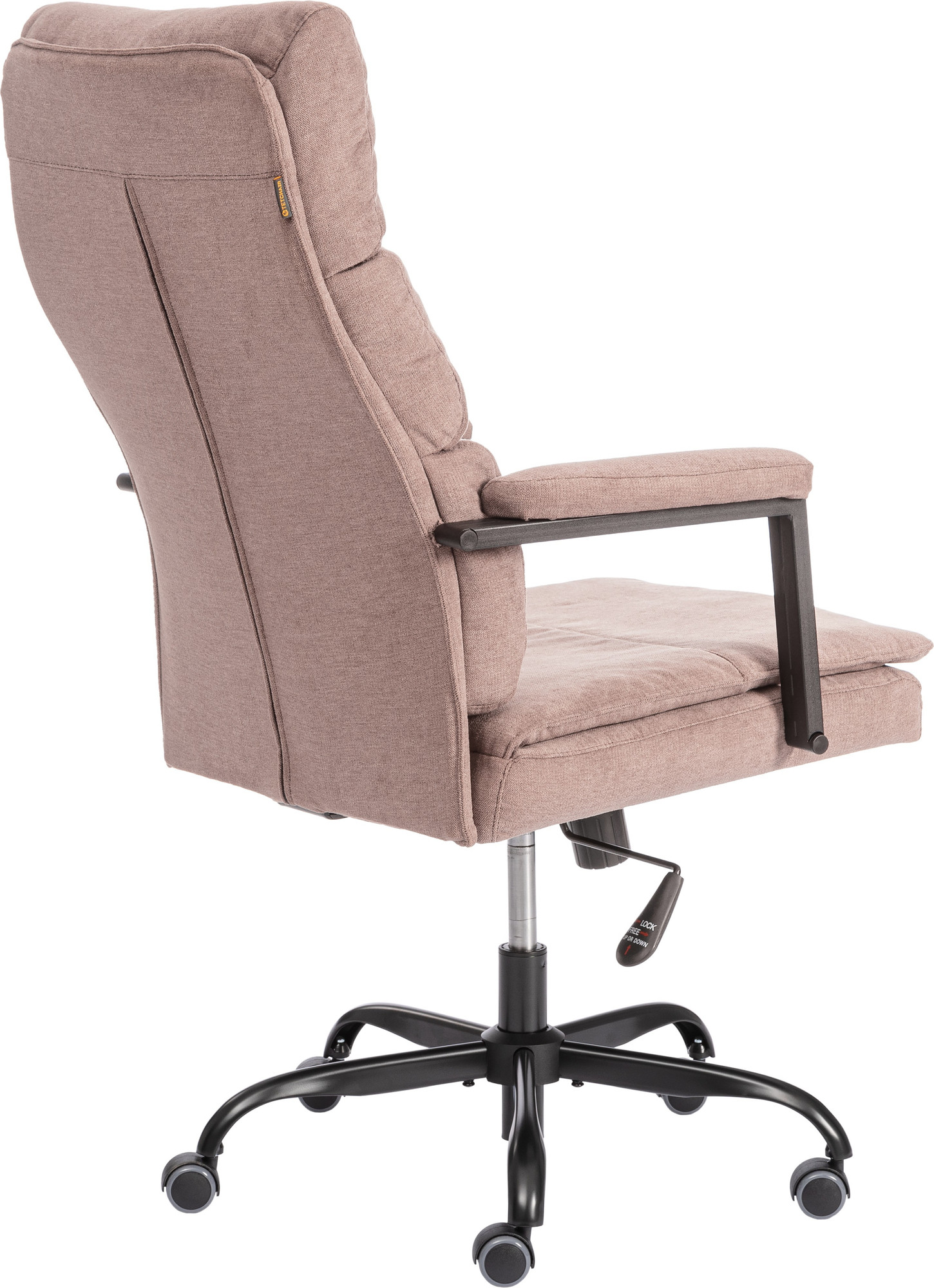 Кресло офисное Tetchair Planet Metalbl (светло-коричневый KUB 03) — фото 6