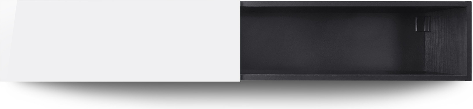 Шкаф навесной Metaldesign MD Color 617.01.11 (черный/белый) — фото 4