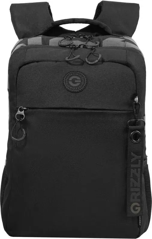 Школьный рюкзак Grizzly RB-656-6 (черный)