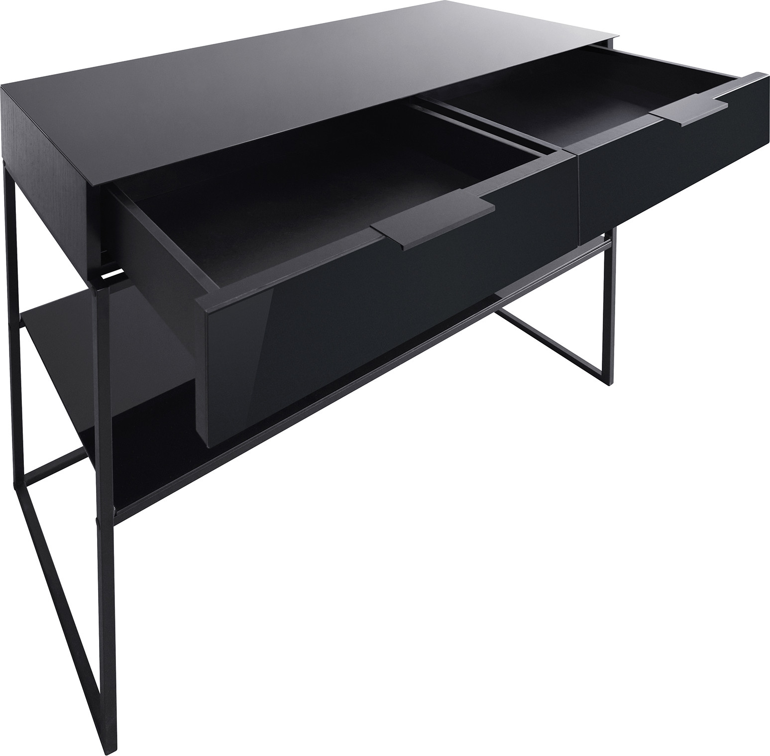 Консольный столик Metaldesign Кварт-М MD 7110.01/01.01 Noir (черный) — фото 2