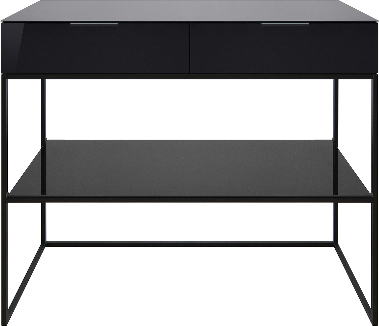 Консольный столик Metaldesign Кварт-М MD 7110.01/01.01 Noir (черный)