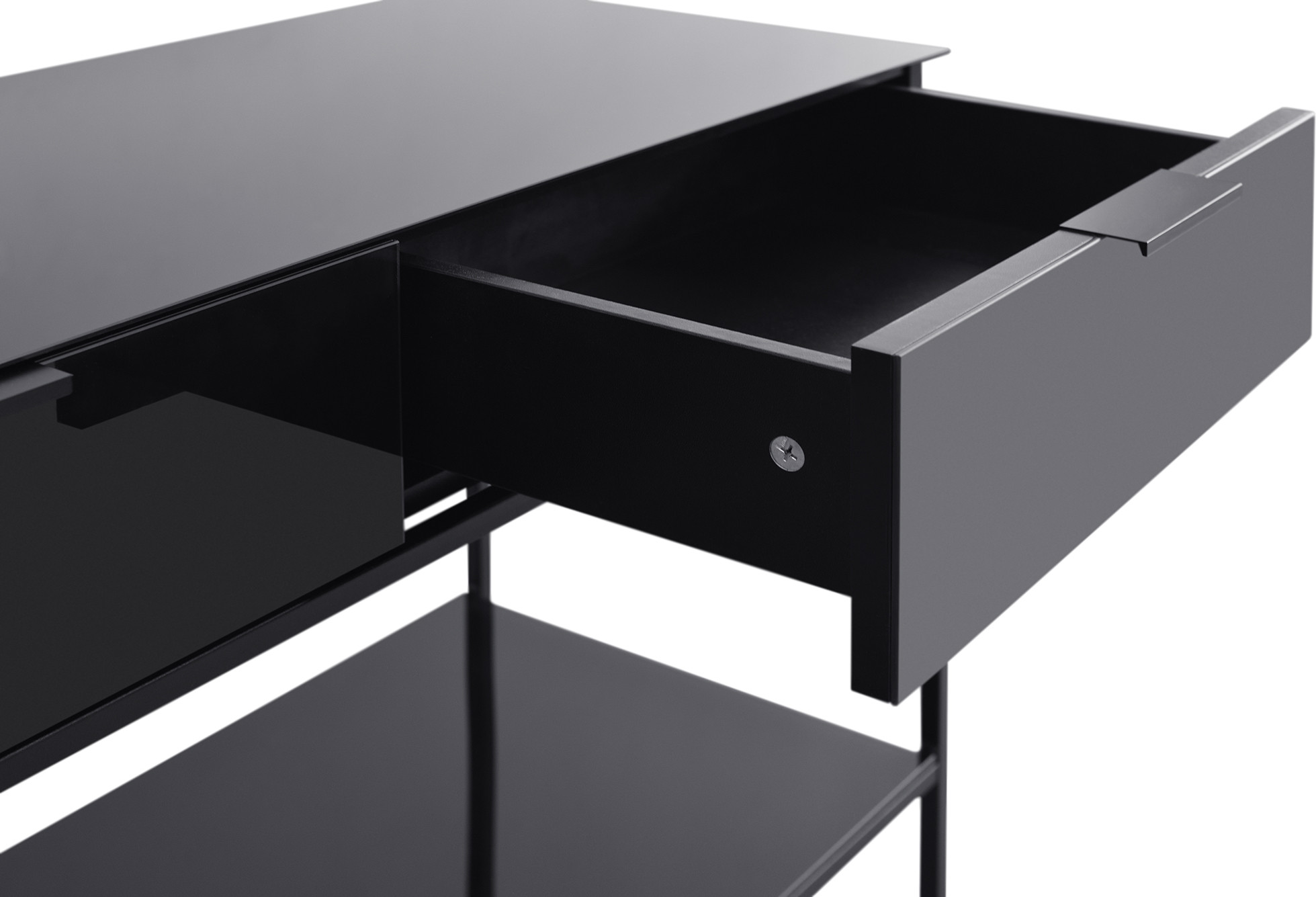 Консольный столик Metaldesign Кварт-М MD 7110.01/01.01 Noir (черный) — фото 5