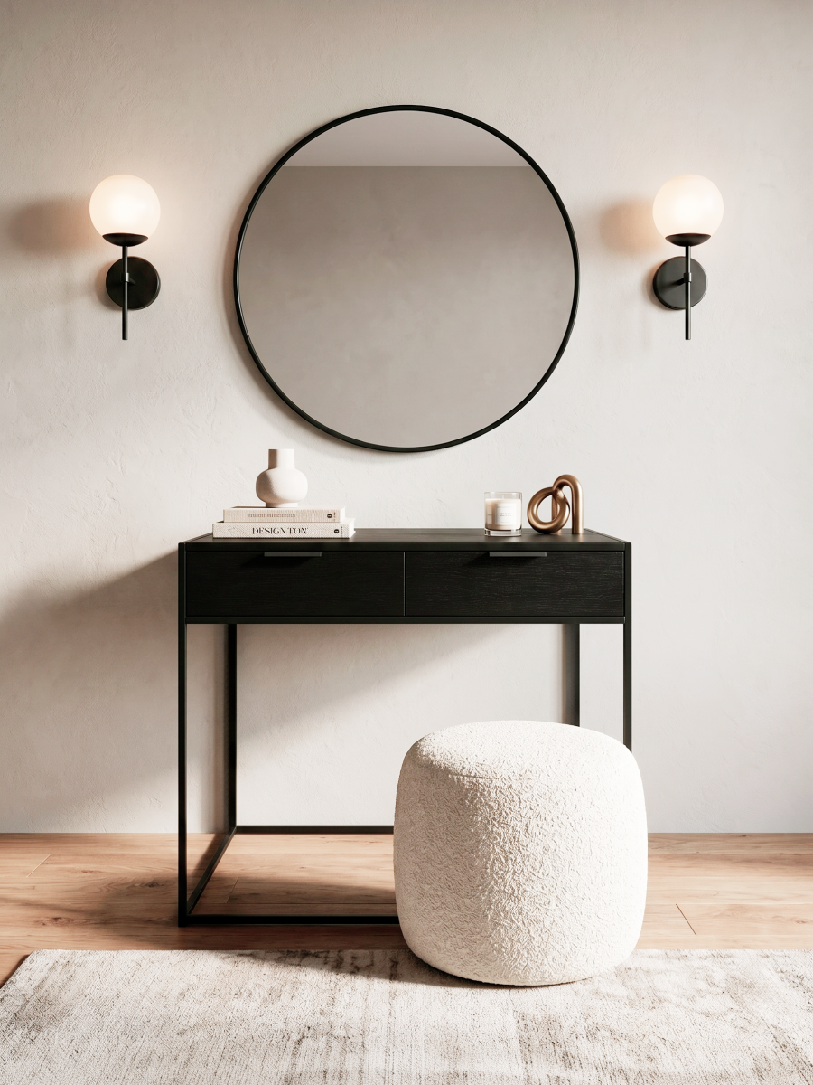 Консольный столик Metaldesign Кварт-М MD 7111.01/01 Noir (черный) — фото 3