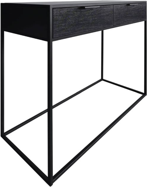 Консольный столик Metaldesign Кварт-М MD 7111.01/01 Noir (черный)