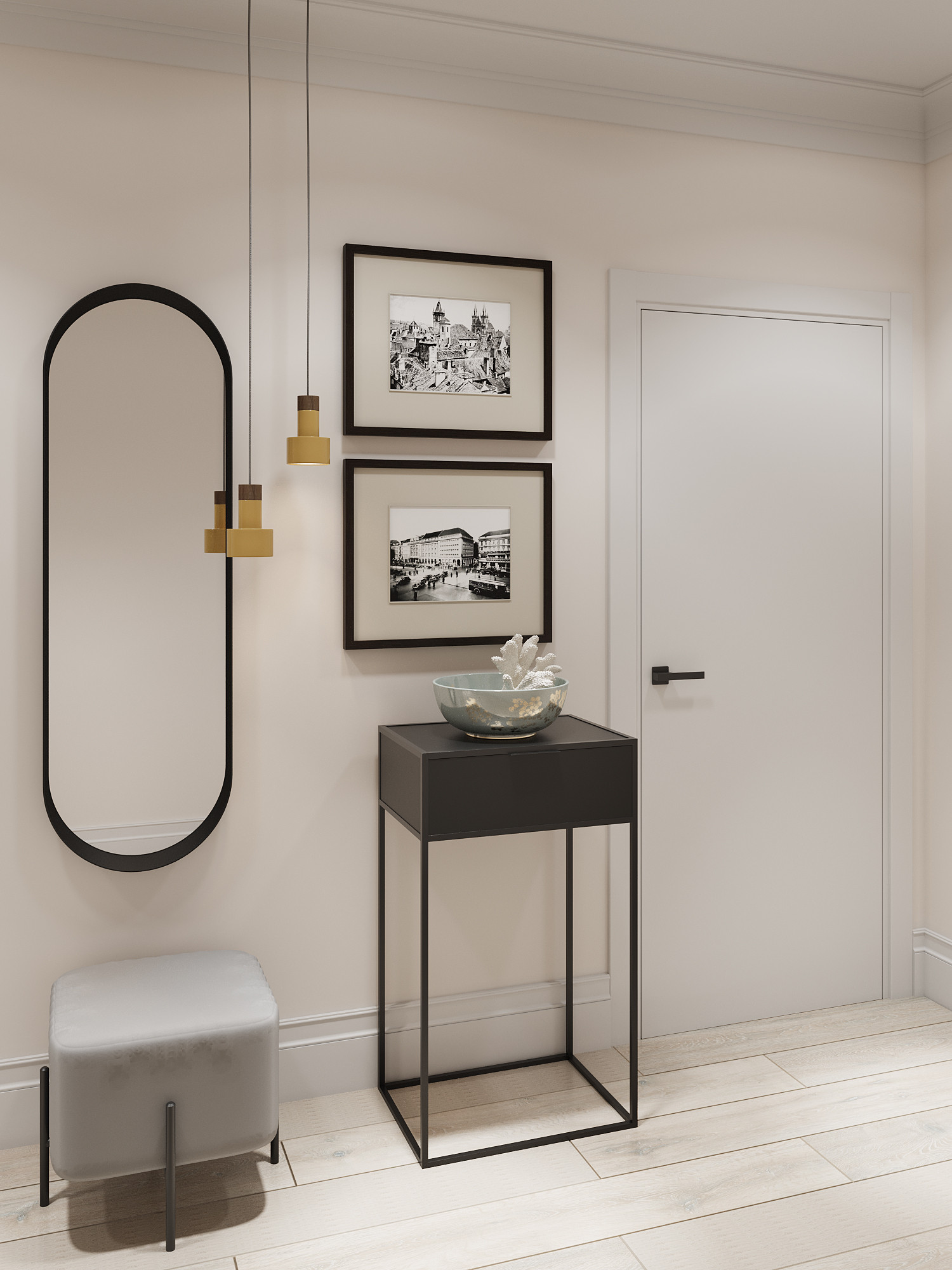 Консольный столик Metaldesign Кварт-М MD 7112.01/01 Noir (черный) — фото 3