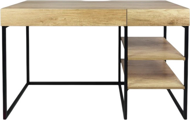 Письменный стол Metaldesign MD 3004.01/08-08 Noir (черный/дуб каньон)