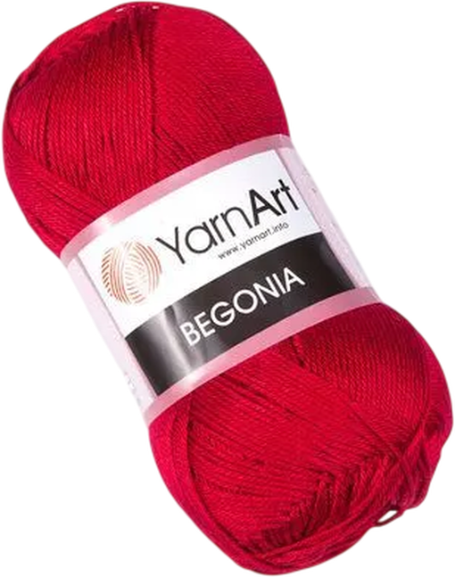 Пряжа для вязания Yarnart Бегония 50г 169м / 5020 (красный)