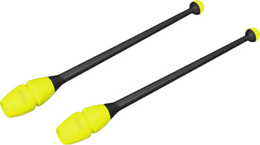 Булавы для художественной гимнастики Dinamika ZSO-003994 (лайм)