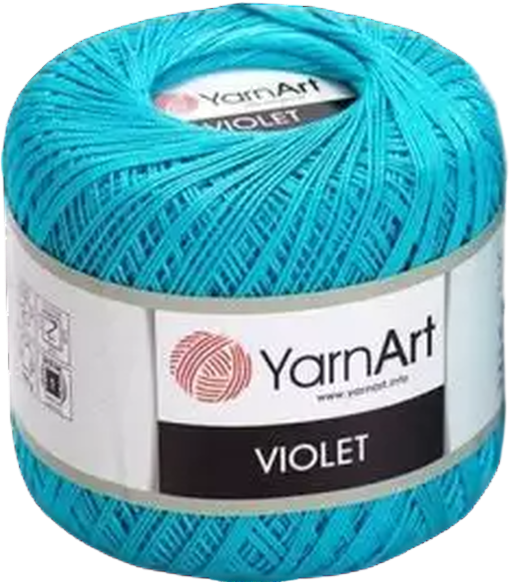 Пряжа для вязания Yarnart Виолет 50г 282м / 08 (бирюза)