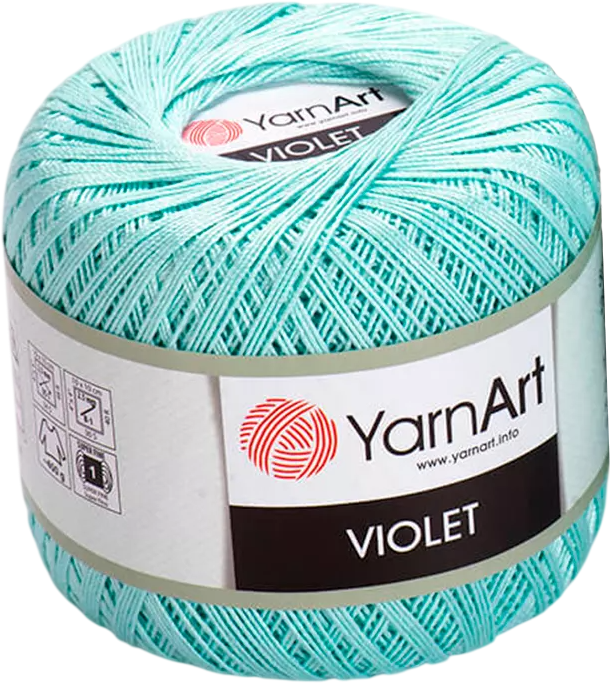 Пряжа для вязания Yarnart Виолет 50г 282м / 4939 (светло-бирюзовый)
