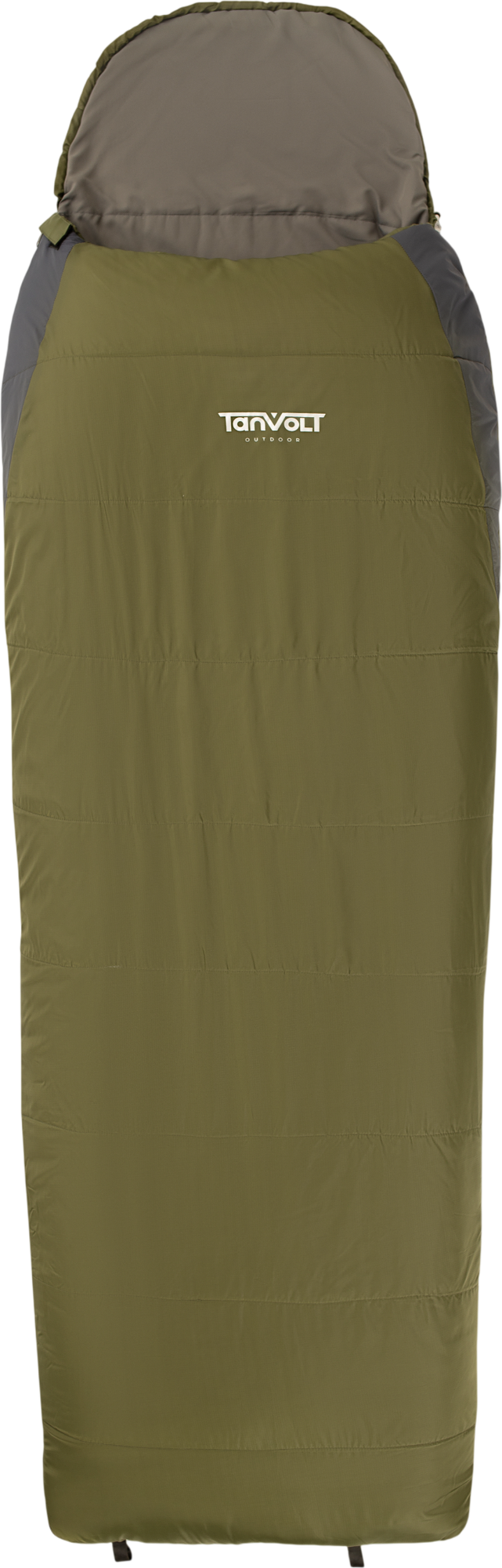 Спальный мешок TANVOLT Summer+DarkGreen_Grey