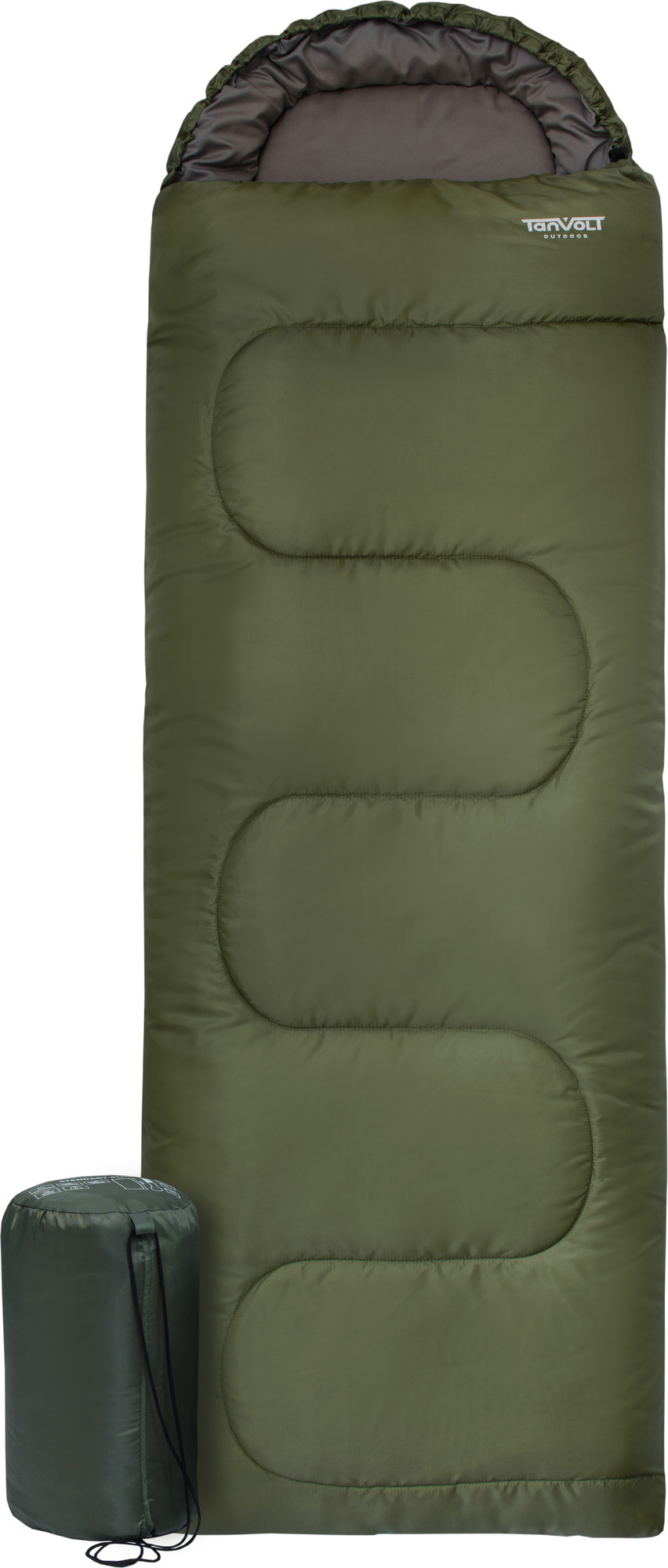Спальный мешок TANVOLT Standart+Khaki — фото 3