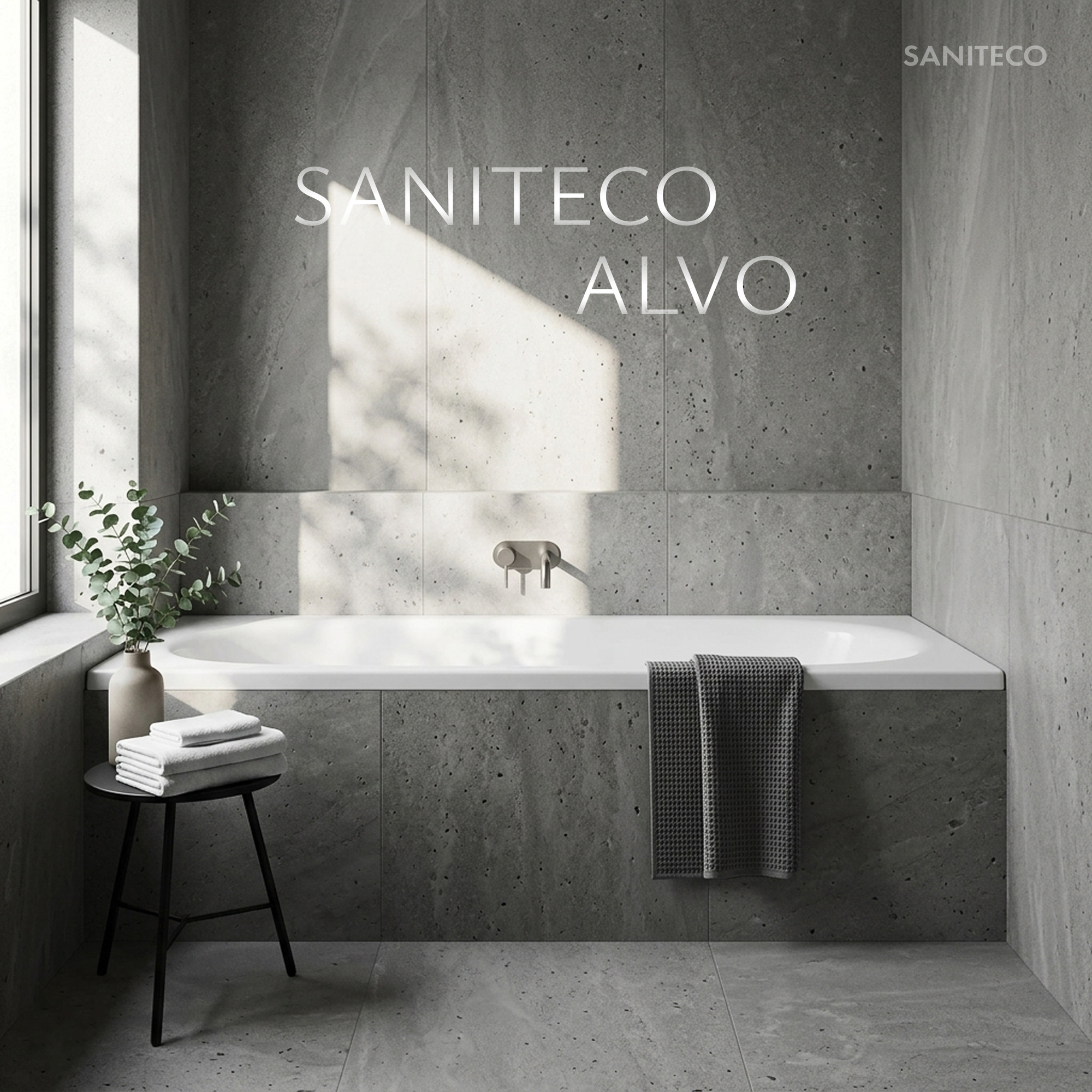 Ванна акриловая Saniteco SNT Alvo 150x70 (с ножками и сифоном Ани E155) — фото 5