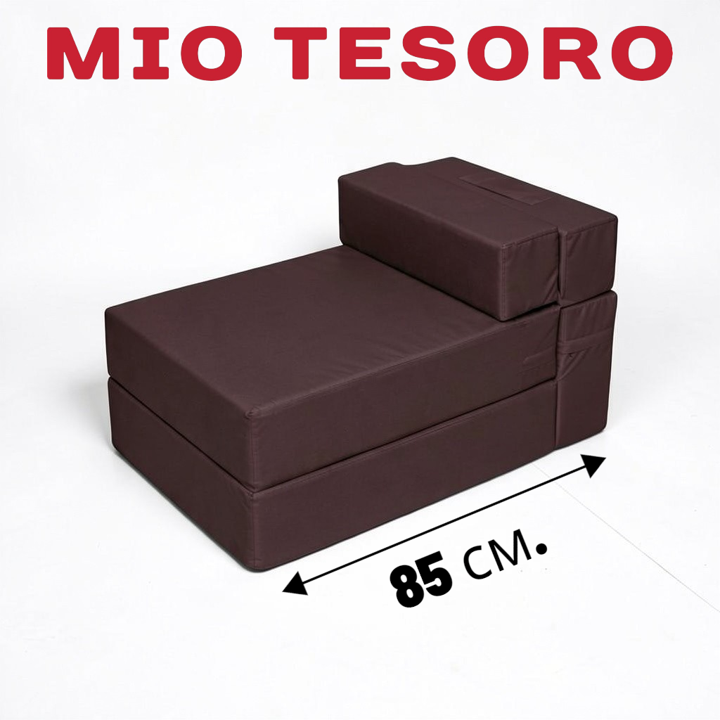 Бескаркасное кресло-кровать Mio Tesoro 50x170см / KK-50x170-SH (шоколад) — фото 4