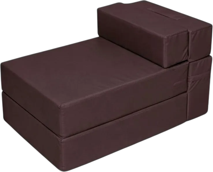 Бескаркасное кресло-кровать Mio Tesoro 50x170см / KK-50x170-SH (шоколад)