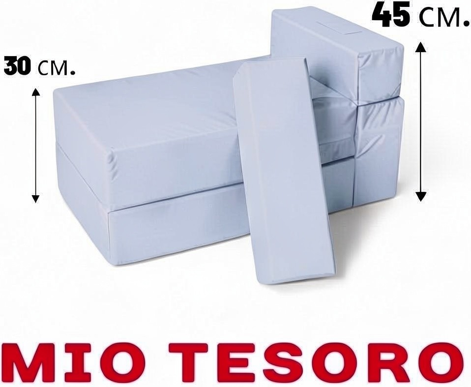 Бескаркасное кресло-кровать Mio Tesoro 50x170см / KK-50x170-S (серый) — фото 5