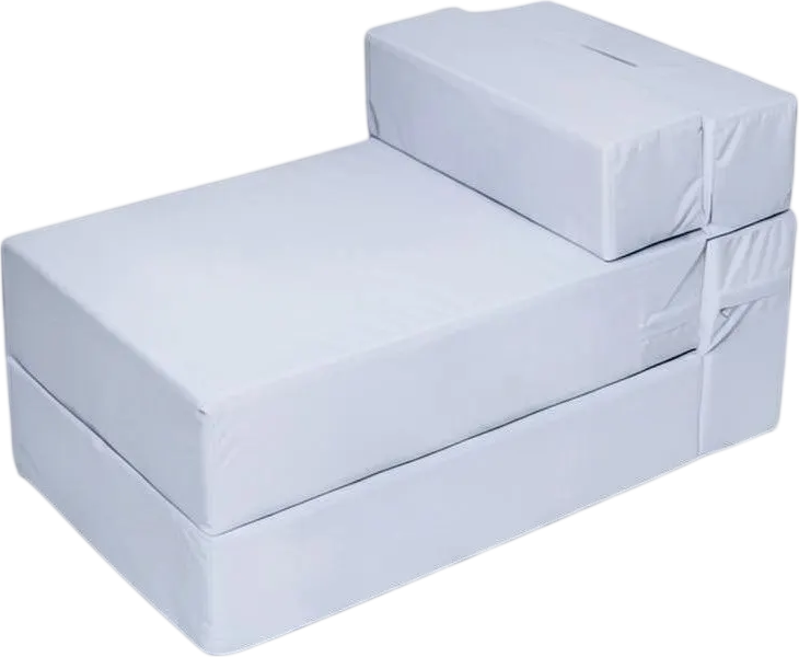 Бескаркасное кресло-кровать Mio Tesoro 50x170см / KK-50x170-S (серый)