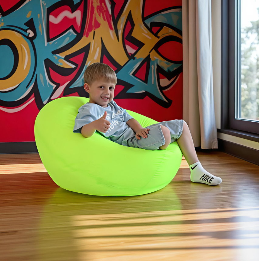 Кресло-мешок Kreslomeshki Классик Kinder / 5KO-80x70NEO (неон) — фото 5