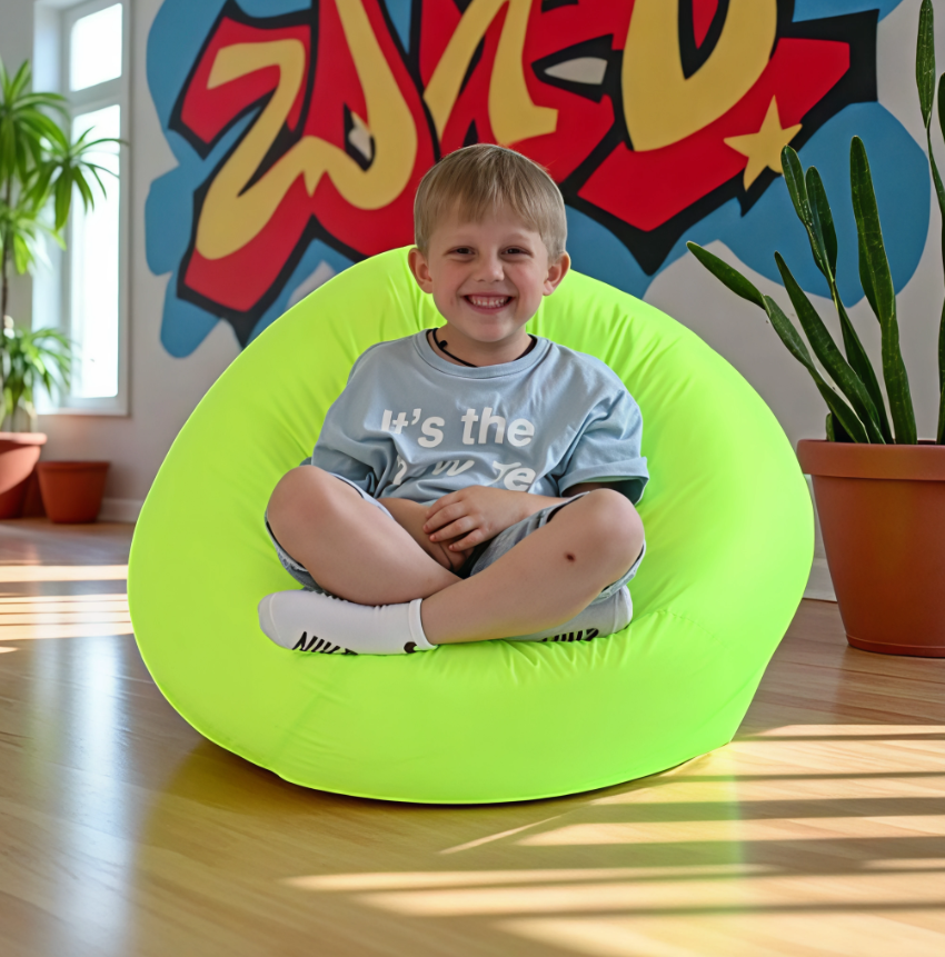 Кресло-мешок Kreslomeshki Классик Kinder / 5KO-80x70NEO (неон) — фото 3