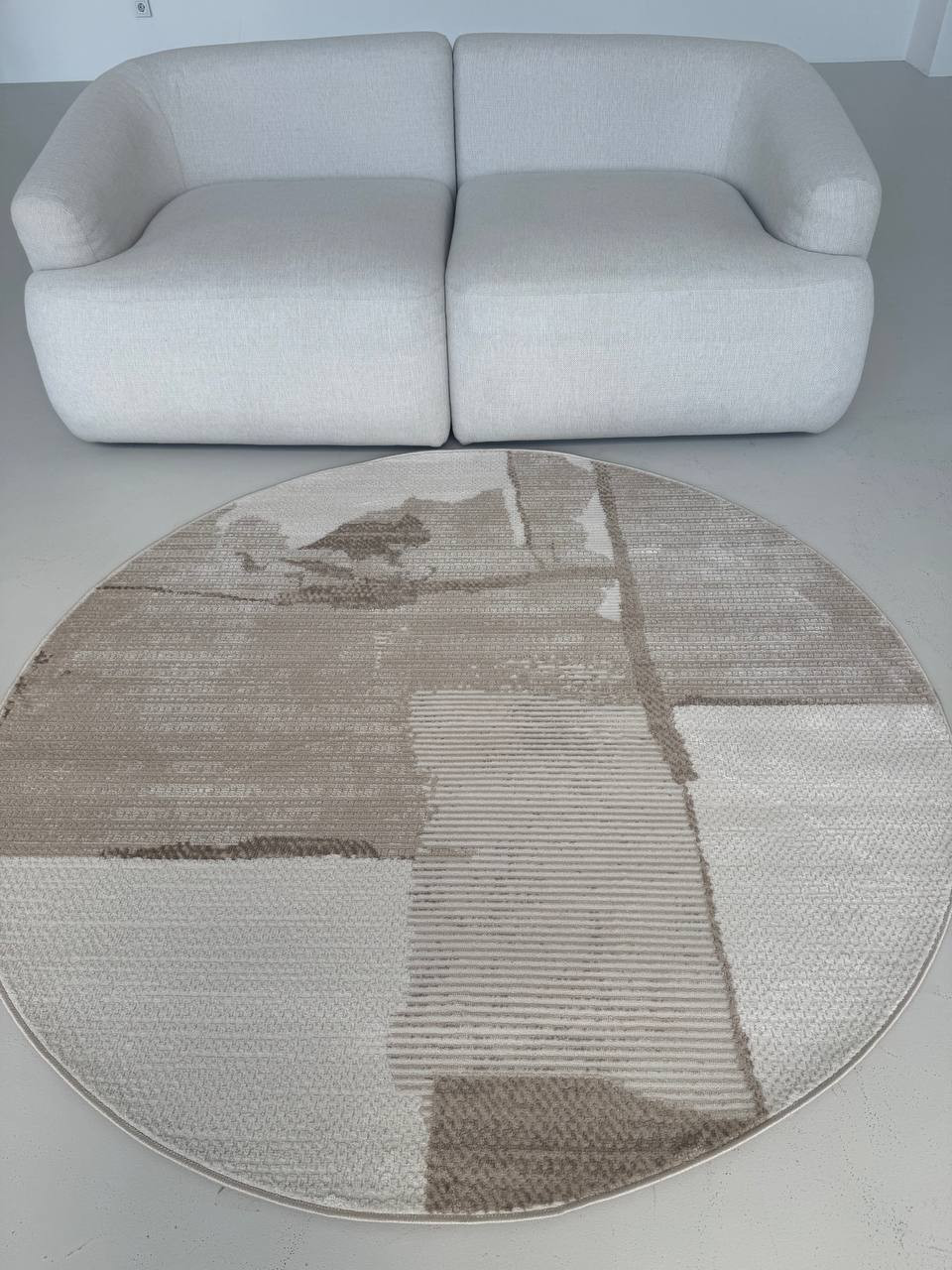 Ковер LAXMI Comfort 461 круг (2.4x2.4, Cream/Beige) — фото 3