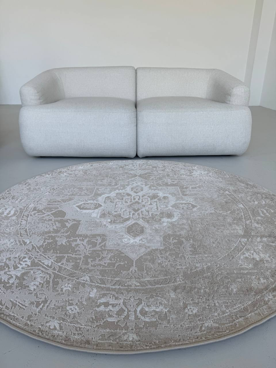 Ковер LAXMI Comfort 329 круг (2.4x2.4, Beige/Beige) — фото 6
