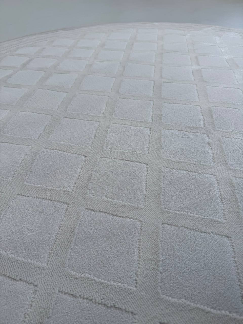 Ковер LAXMI Comfort 847 круг (3x3, Cream/Cream) — фото 3