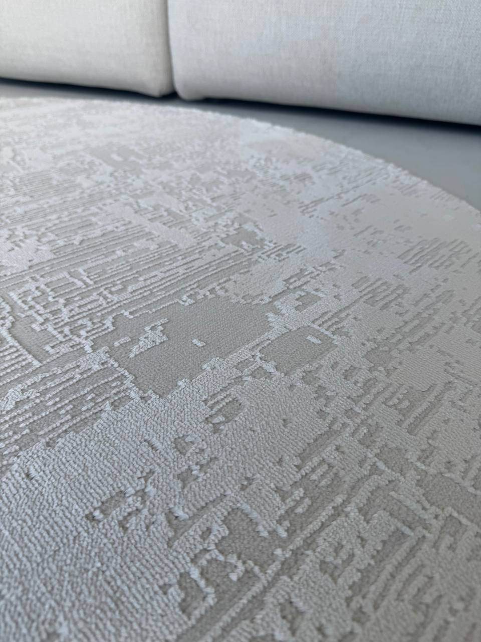 Ковер LAXMI Comfort 102 круг (3x3, Cream/Cream) — фото 6
