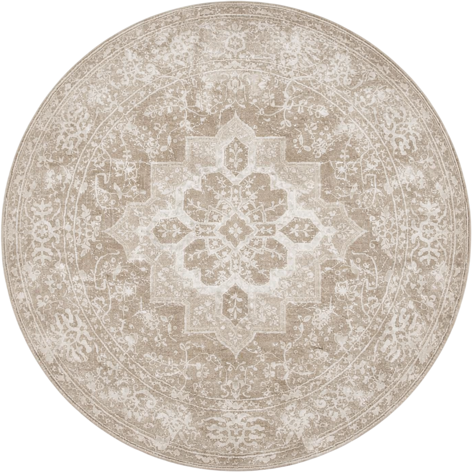 Ковер LAXMI Comfort 329 круг (3x3, Beige/Beige)