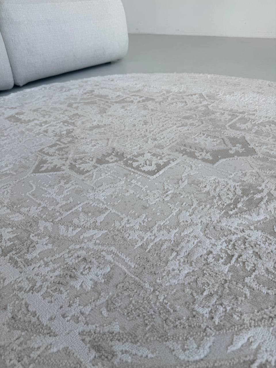 Ковер LAXMI Comfort 329 круг (3x3, Cream/Cream) — фото 4