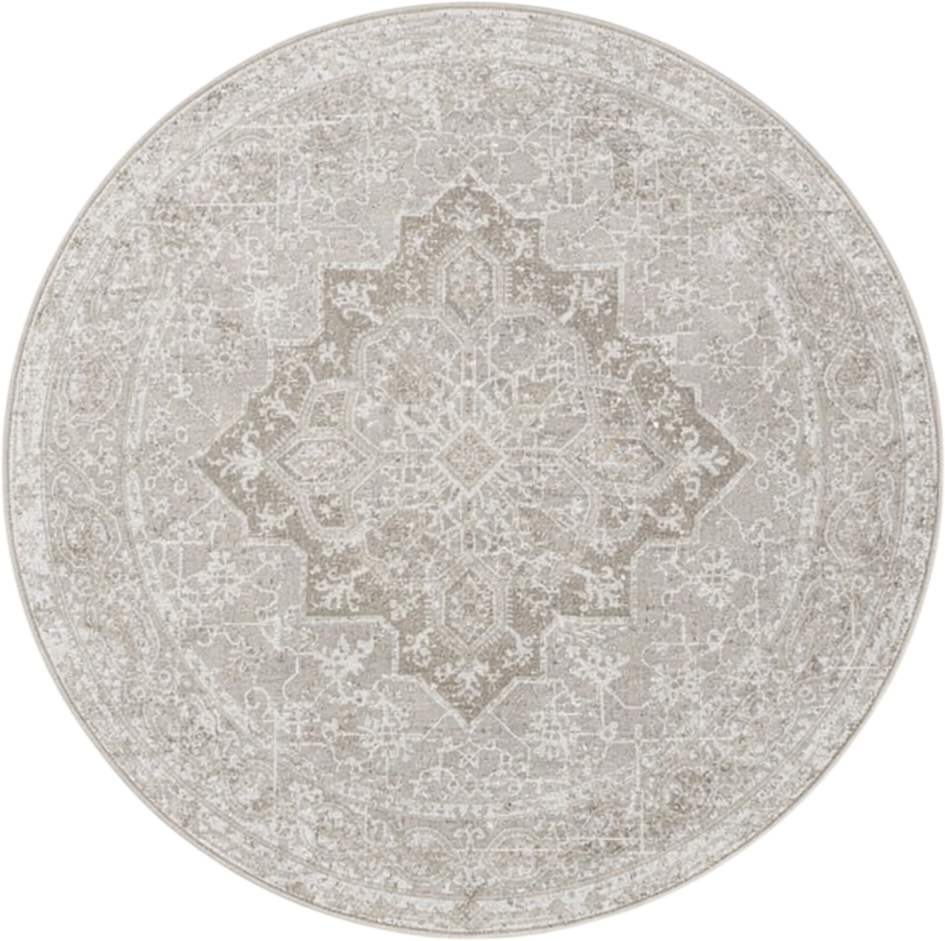 Ковер LAXMI Comfort 329 круг (3x3, Cream/Cream)