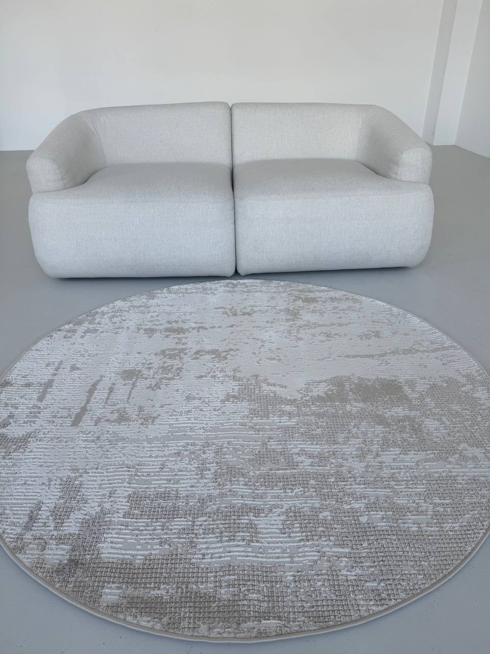 Ковер LAXMI Comfort 471 круг (3x3, Cream/Cream) — фото 2