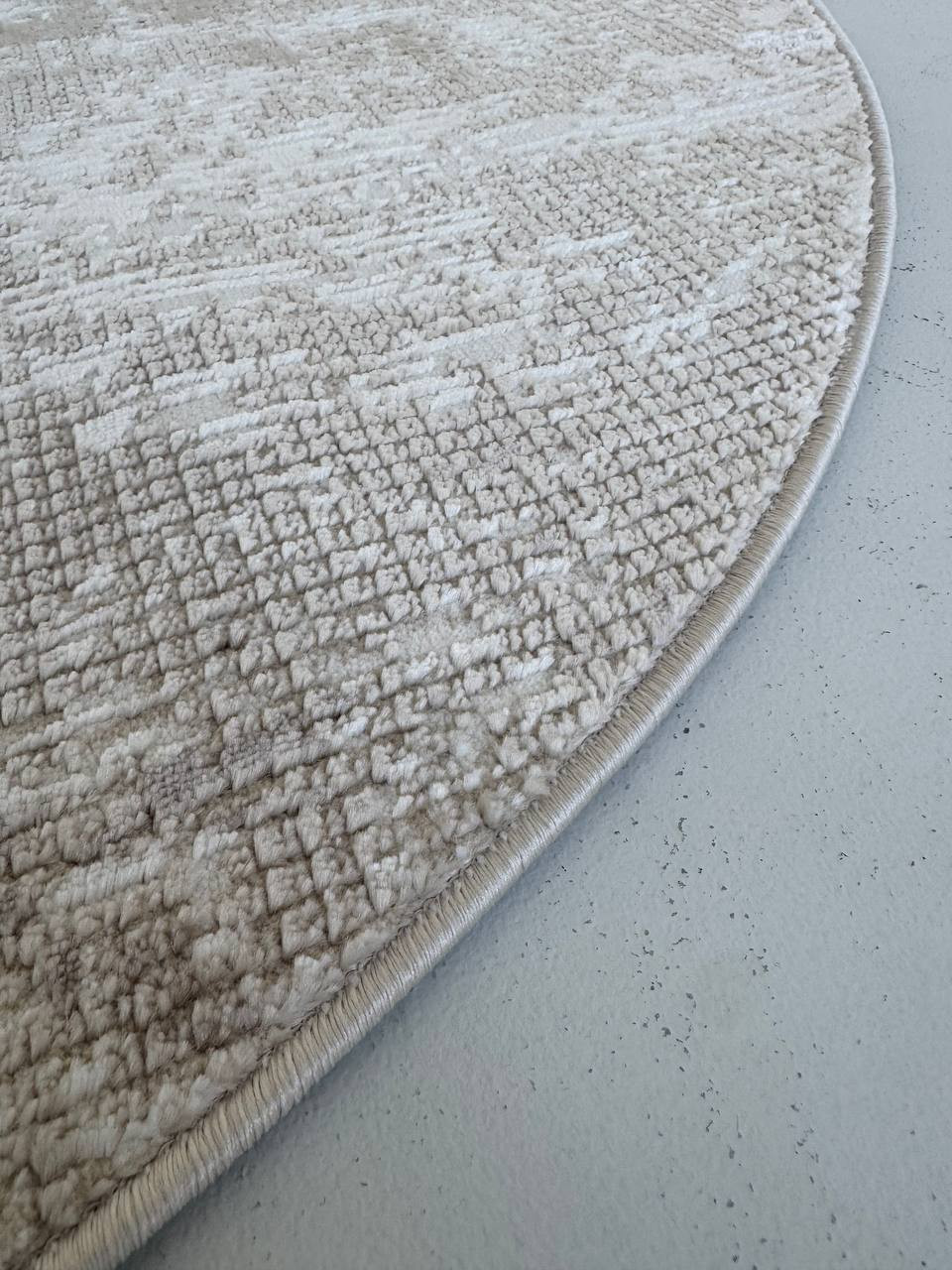 Ковер LAXMI Comfort 471 круг (3x3, Cream/Cream) — фото 6