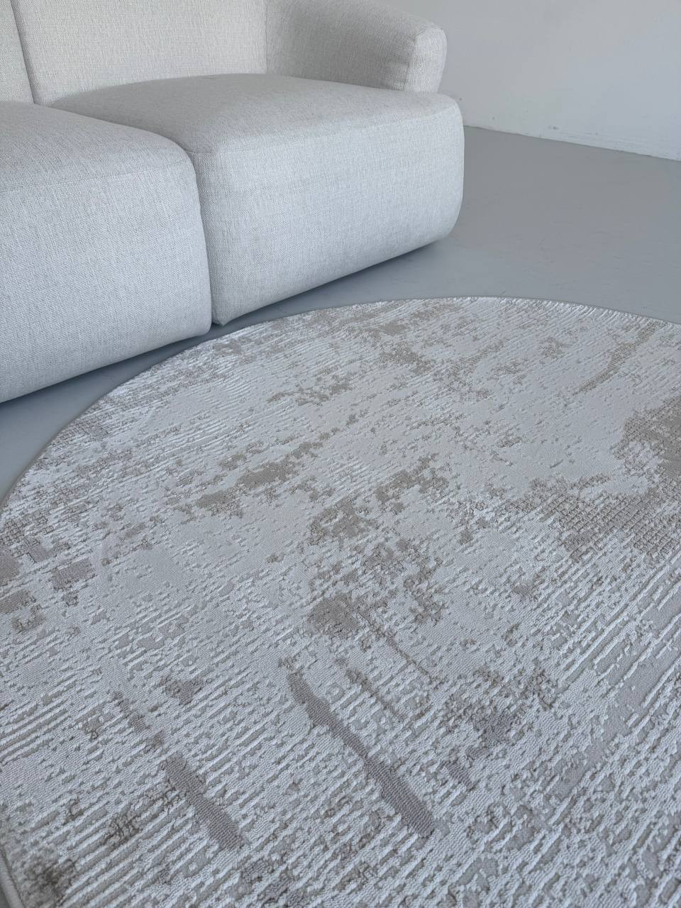 Ковер LAXMI Comfort 471 круг (3x3, Cream/Cream) — фото 3