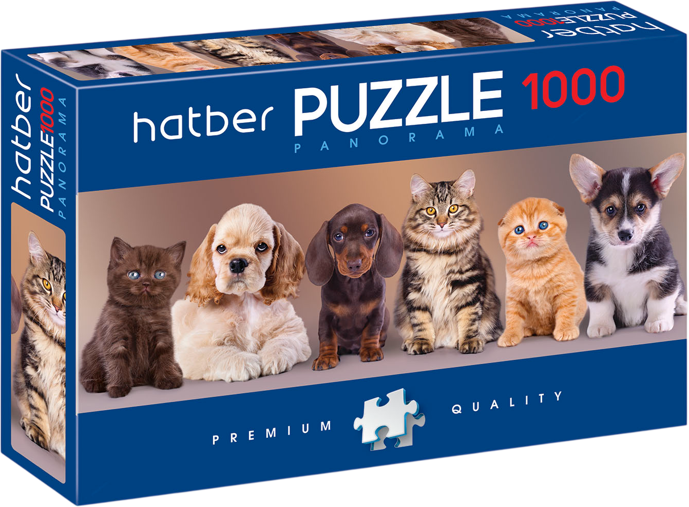 Пазл Hatber Premium Панорама-Верные друзья / 1000ПЗ2_19273 (1000эл)