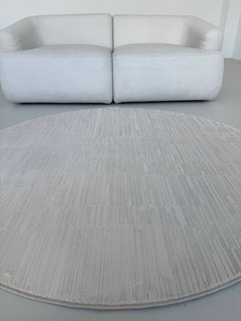 Ковер LAXMI Comfort 480 круг (3x3, Cream/Cream) — фото 3