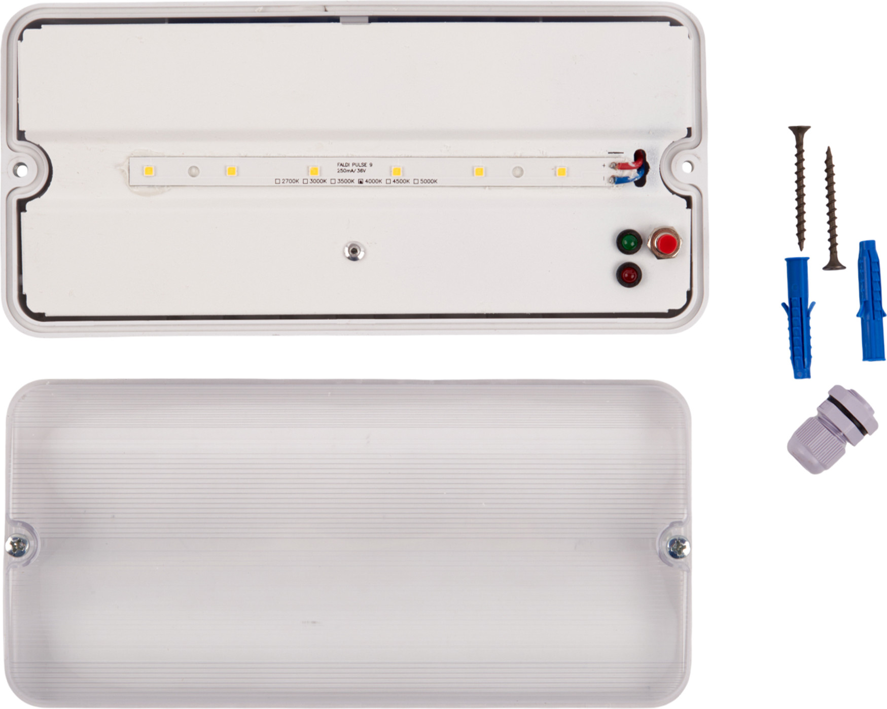 Светильник ЖКХ Uniel ULW-K25B 6W/4000K/EMG IP65 / UL-00013352 — фото 4