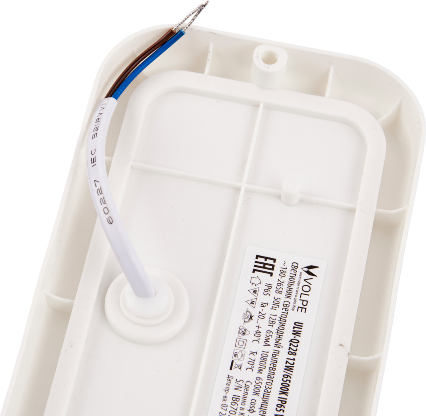 Светильник ЖКХ Volpe ULW-Q228 12W/6500K IP65 / UL-00013187 — фото 5