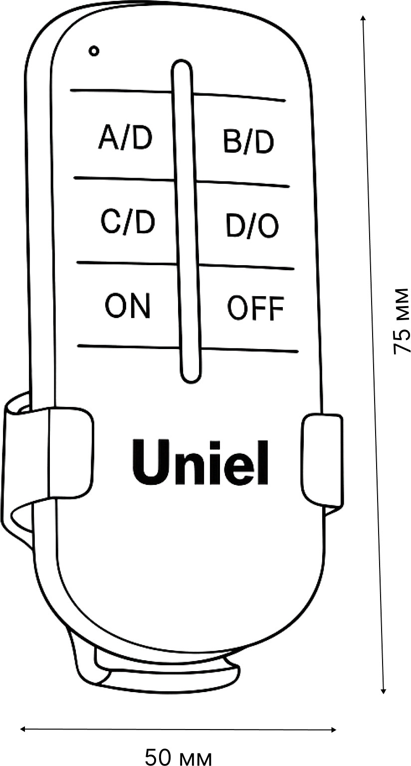 Пульт для светильника Uniel UCH-P005-G3-1000W-30M / UL-00003634 — фото 3