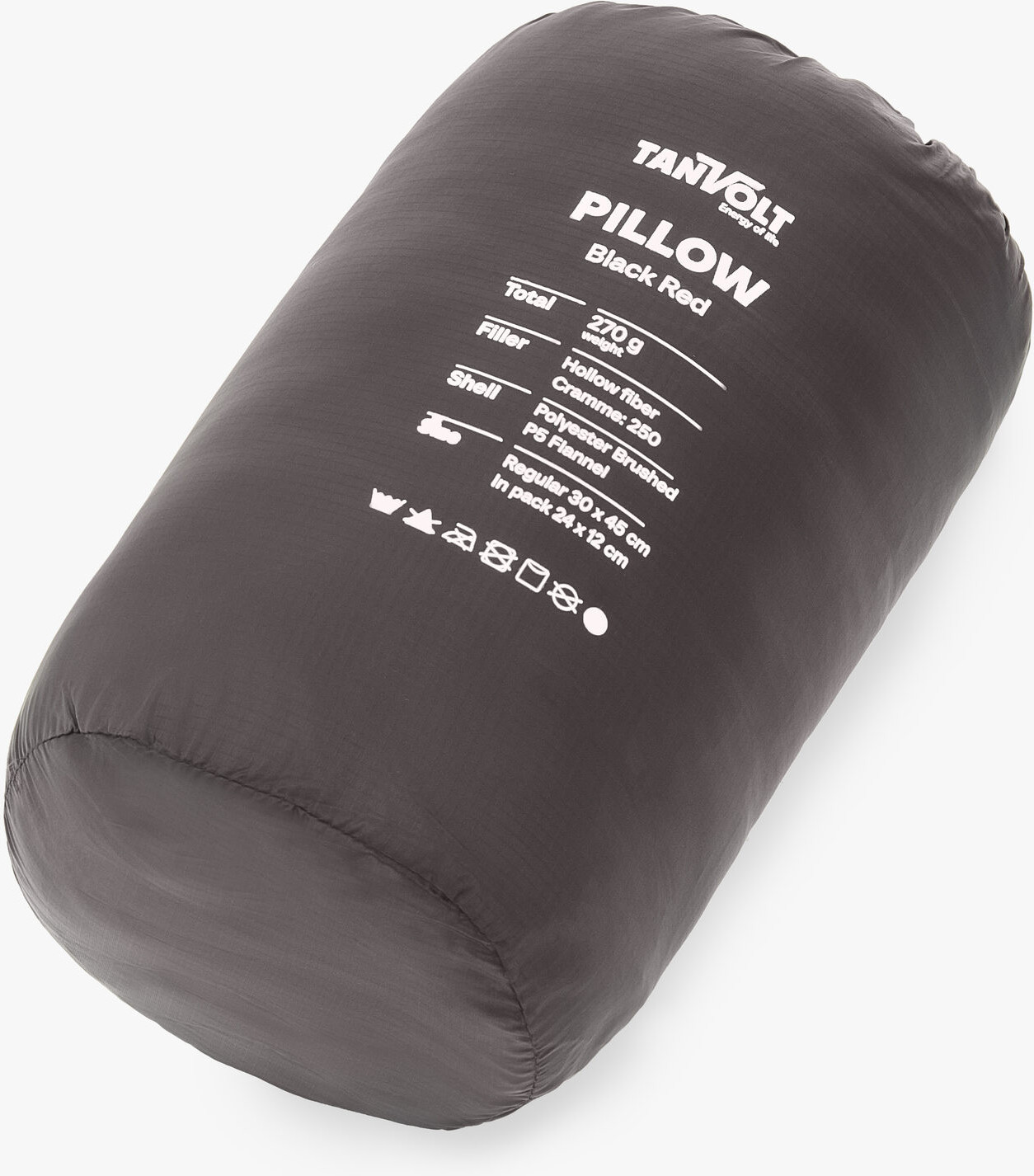 Подушка туристическая TANVOLT Pillow+BlackRed — фото 6