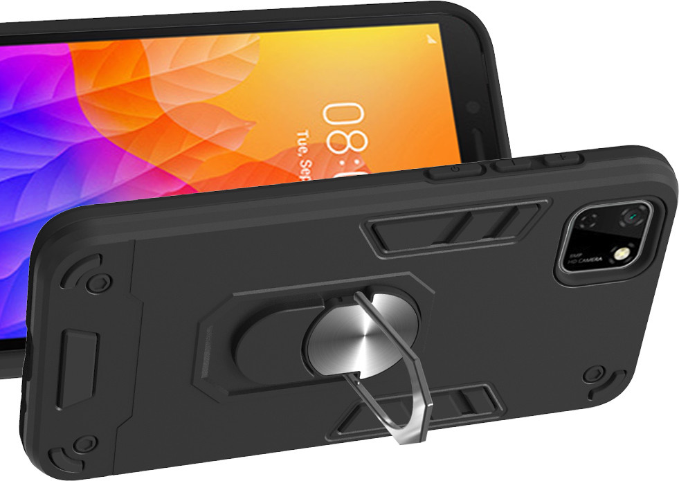 Чехол-накладка Bingo Warrior для Realme C21 (черный) — фото 3